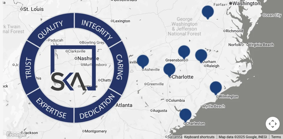 Office locations map